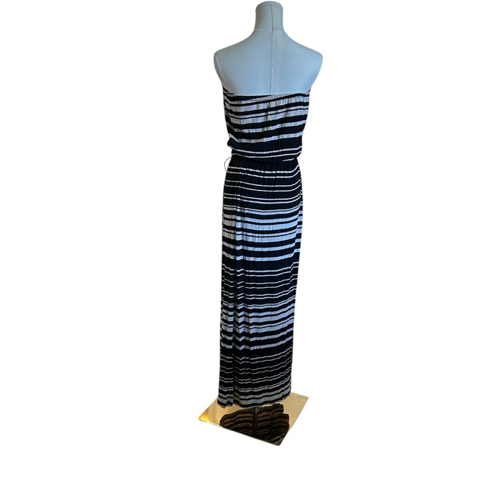 J Crew Strapless Striped Dress XS Beachy Travel Casual Stretchy - Picture 3 of 6
